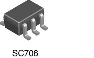 FAIRCHILD SEMICONDUCTOR - FDG316P - 场效应管 MOSFET N沟道 30V 1.6A SC70-6