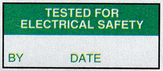 PRO POWER - 7827326 - 标签 TESTED ELEC SAFETY 350只