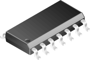 TEXAS INSTRUMENTS - SN74AHC132D - 逻辑芯片 正与非门 四路 14SOIC