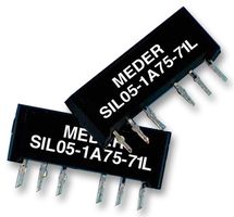 MEDER - SIL05-1A72-71L - 簧片继电器 SIL 5VDC