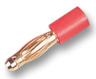 MC (MULTI-CONTACT) - 24.0106-1 - 测试转接头 红色 4MM插头/2MM插座