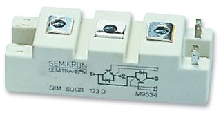 SEMIKRON - SKM 100GB128D - 双IGBT模块145A 1200V SPT