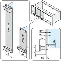 SCHROFF - 20817-445 - 机架模块 插入式 3U 6HP