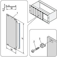 SCHROFF - 20848-442 - 铝面板 屏蔽 3U 42HP