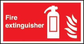 BRADY - F43RIGIDN - 标志 FIRE EXTINGUISHER(灭火器) 100X200mm