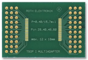 ROTH ELEKTRONIK - RE900-01 - 针脚转换板 SMD 0.40mm 28-60脚