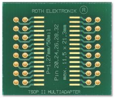 ROTH ELEKTRONIK - RE900-06 - 针脚转换板 SMD 1.27mm 20-32脚