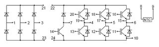 INFINEON - FP50R12KE3 - 晶体管 IGBT模块 1200V ECONOPIM