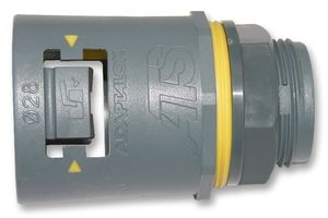 ADAPTAFLEX - AT21/M20/A/GRY - 导管配件 直型 M20 21MM 灰/黄色 10只