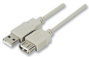 PRO SIGNAL - 531400 - 连接电缆 USB 公/母 1.8米