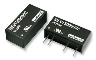 MURATA POWER SOLUTIONS - MEV1S0505SC - 直流/直流转换器 SIL 1W 5V