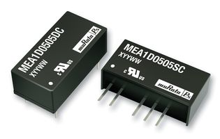 MURATA POWER SOLUTIONS - MEA1D0509SC - 直流/直流转换器 SIL 1W 9V